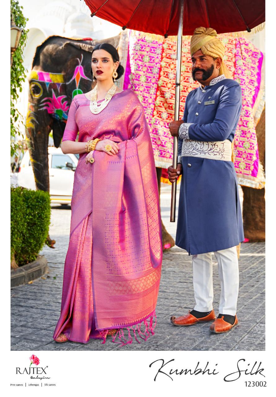 Raj Tex Kumbhi Silk Traditional Wear Branded Saree Collection In Surat