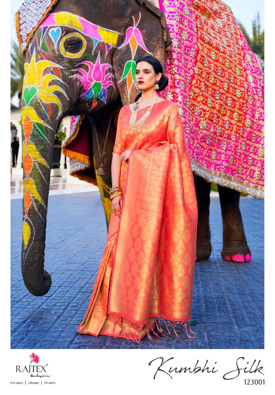 Raj Tex Kumbhi Silk Traditional Wear Branded Saree Collection In Surat
