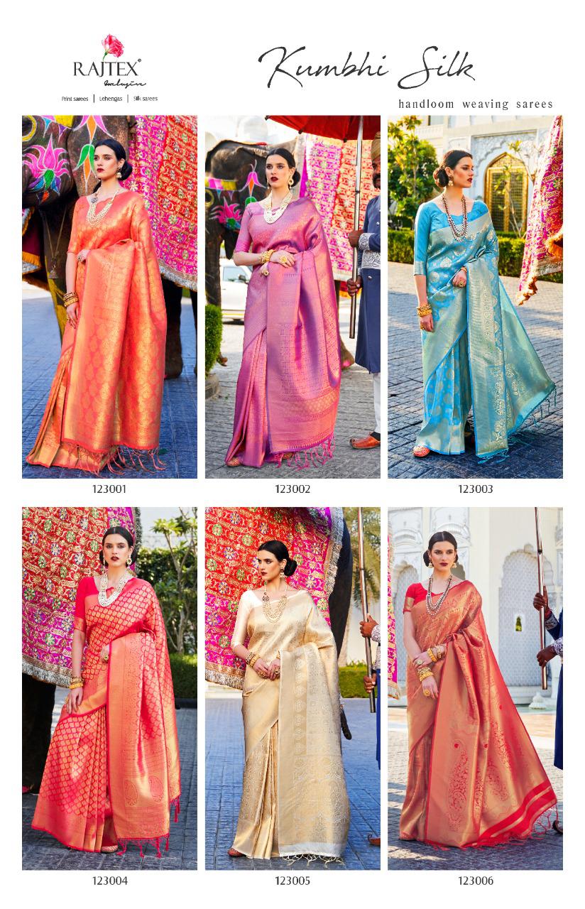 Raj Tex Kumbhi Silk Traditional Wear Branded Saree Collection In Surat