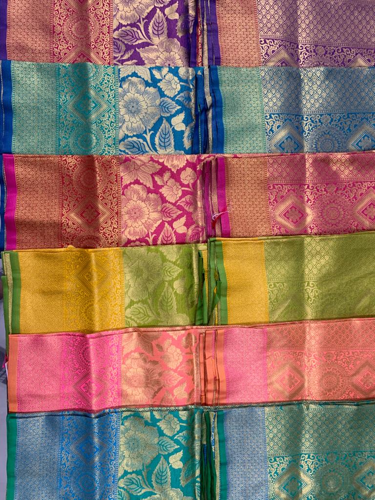 Rajtex Presents Kyaani Silk Designer Nylon Soft Silk Traditional Wear Saree Catalogs