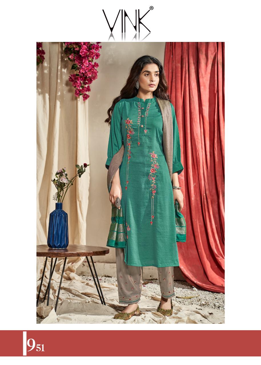 Starlight Vol 3 By Vink Viscose Silk Readymade Boutique Style Salwar Kameez