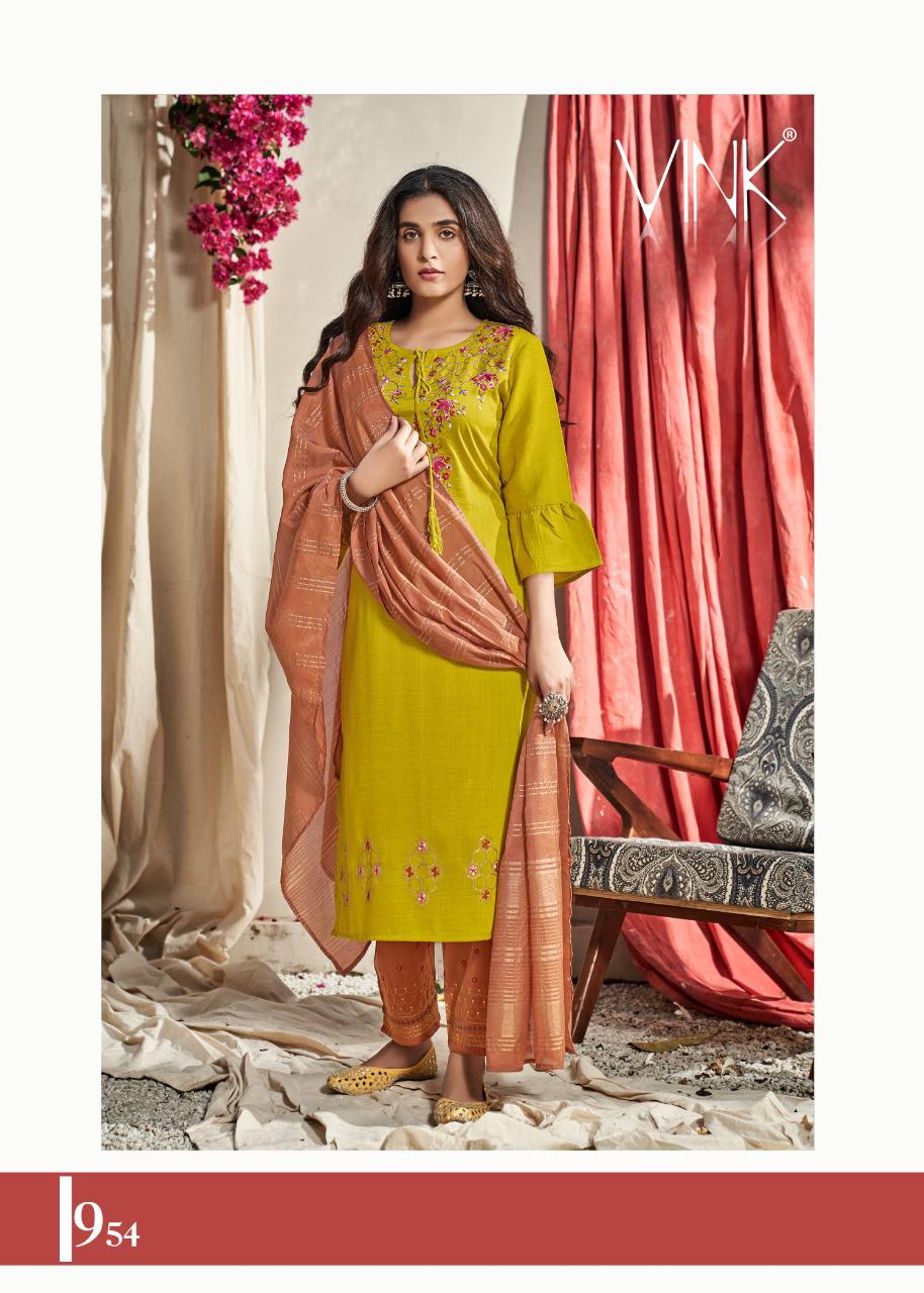 Starlight Vol 3 By Vink Viscose Silk Readymade Boutique Style Salwar Kameez