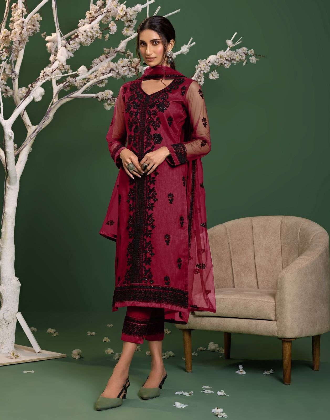 Zaida Vol 6 Stylish And Colorful Straight Salwar Kameez By Alizeh