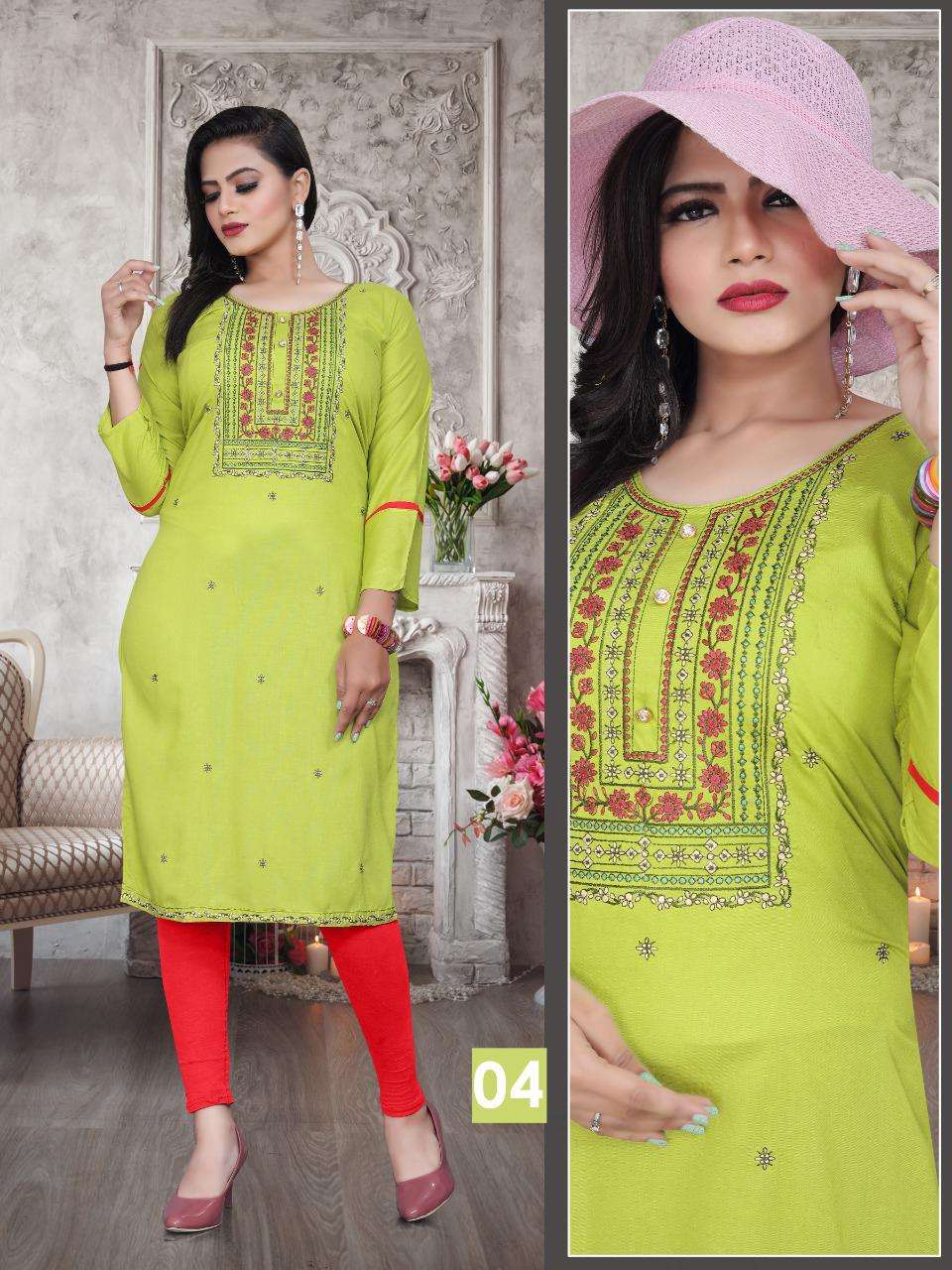  DESTINY VOL.4 BY FASHION TALK HEAVY RATE WITH WORK KURTI CATALOG WHOLESALER BEST RATE