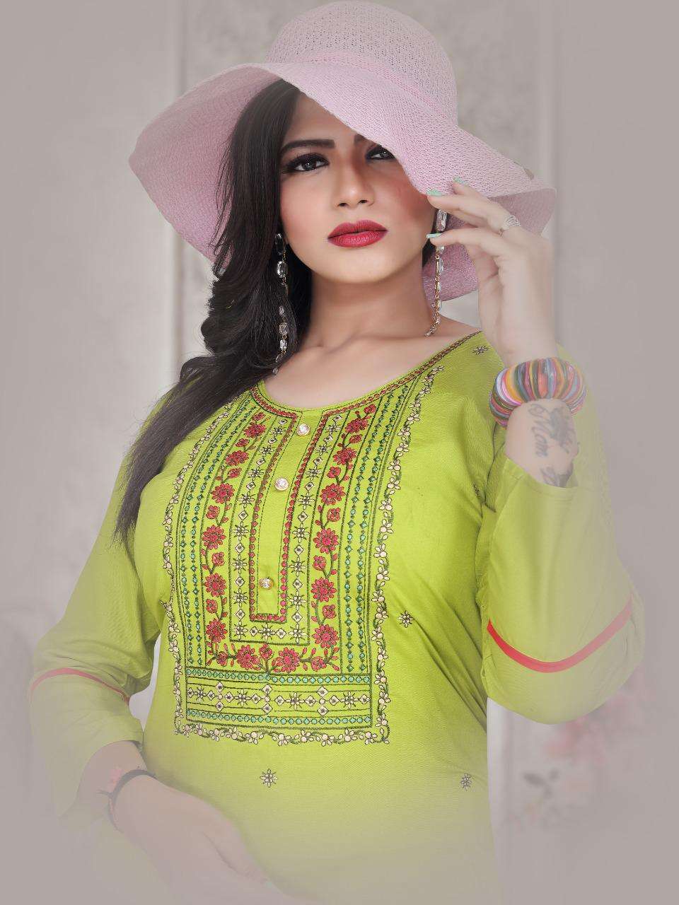  DESTINY VOL.4 BY FASHION TALK HEAVY RATE WITH WORK KURTI CATALOG WHOLESALER BEST RATE