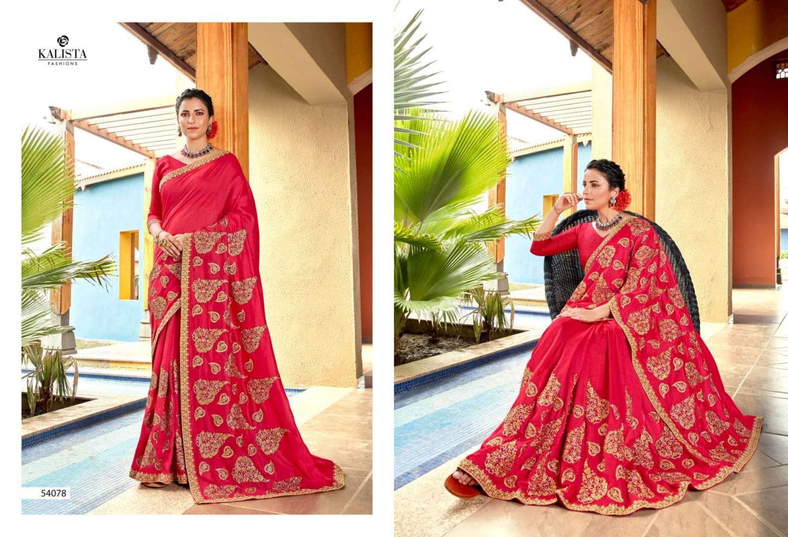 kalista hero vol 10 work fancy saree wholesale store 