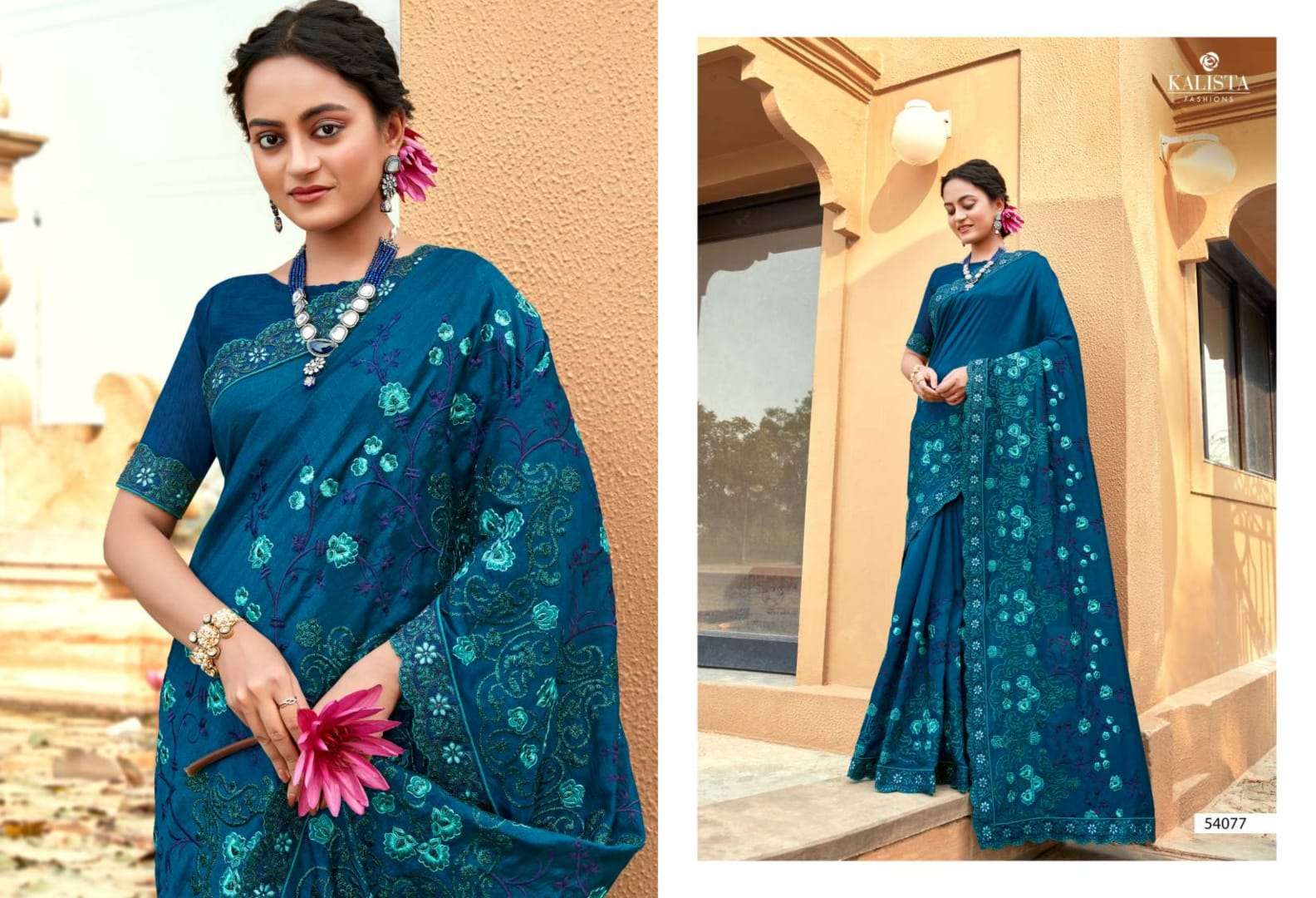 kalista hero vol 10 work fancy saree wholesale store 