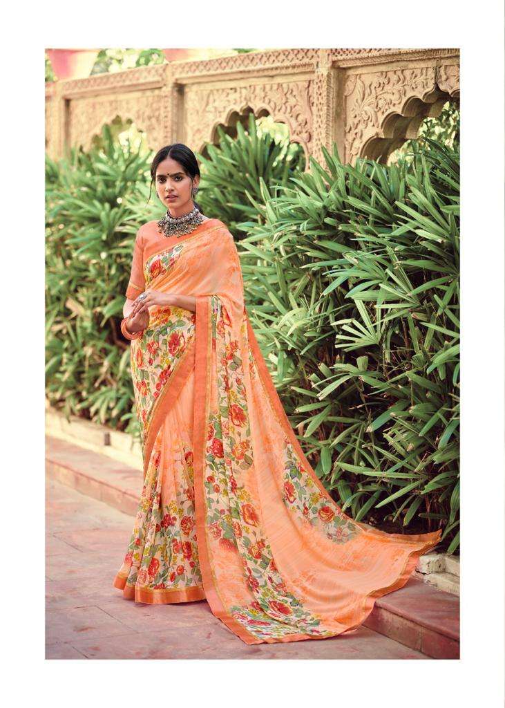 kashvi creation phulwari weightless with fancy border saree catalog 