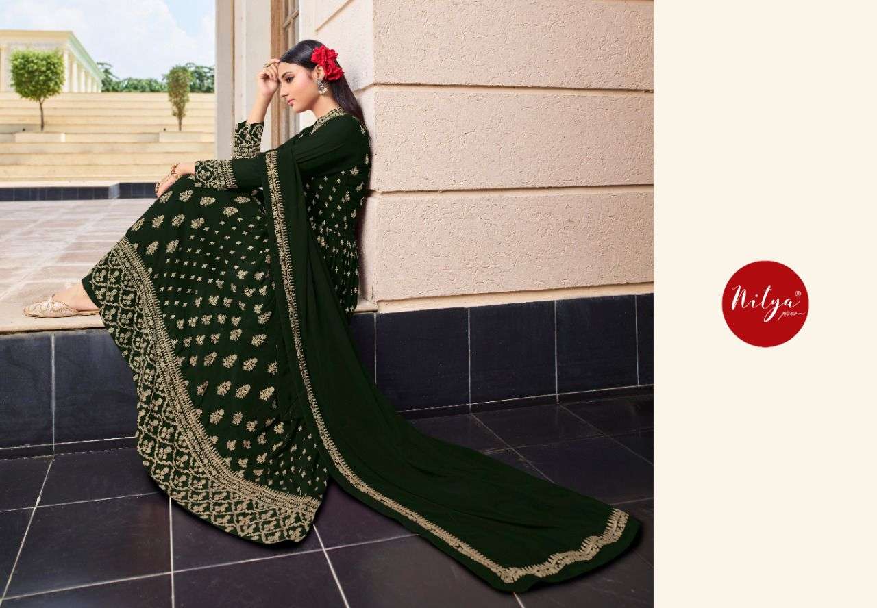 lt nitya 701 colors georgette fully stitched long party wear dresses 