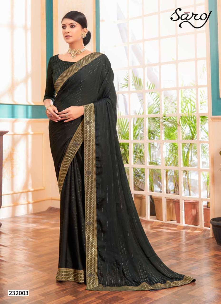 saroj prisha georgette fancy designer saris wholesale shop 