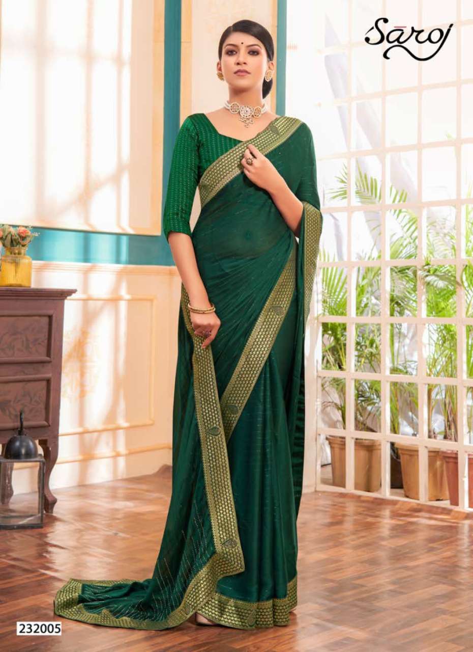 saroj prisha georgette fancy designer saris wholesale shop 