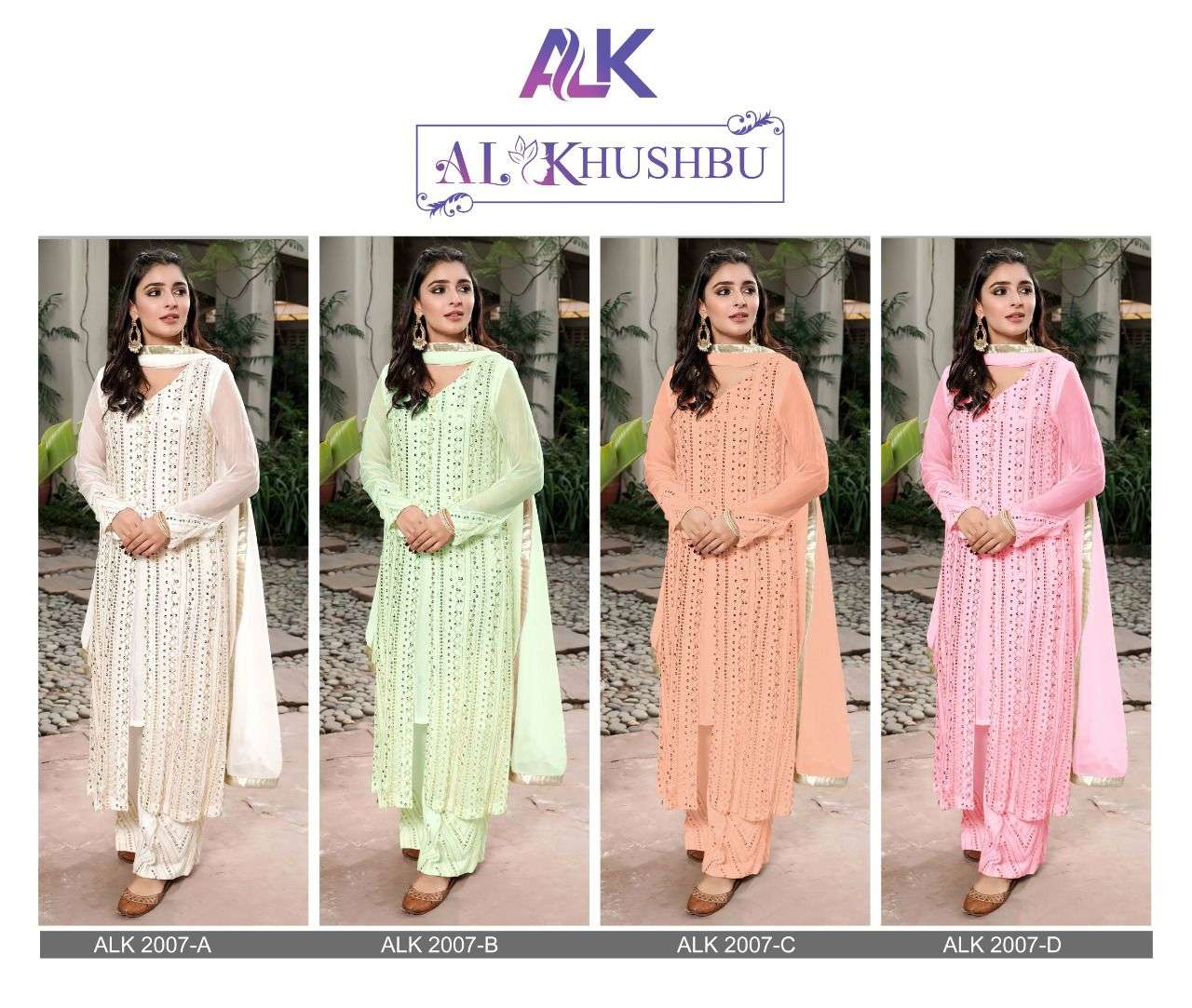 al khushbu alk 2007 design colors embroidery paksitani dresses 