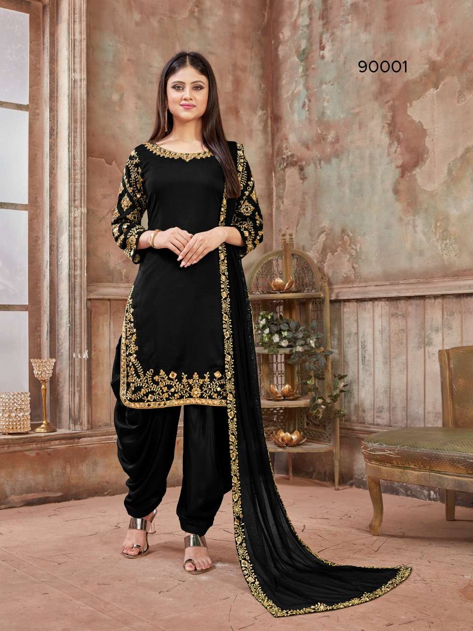 dani creation aanaya vol 90 fancy glass work patiyala dresses supplier