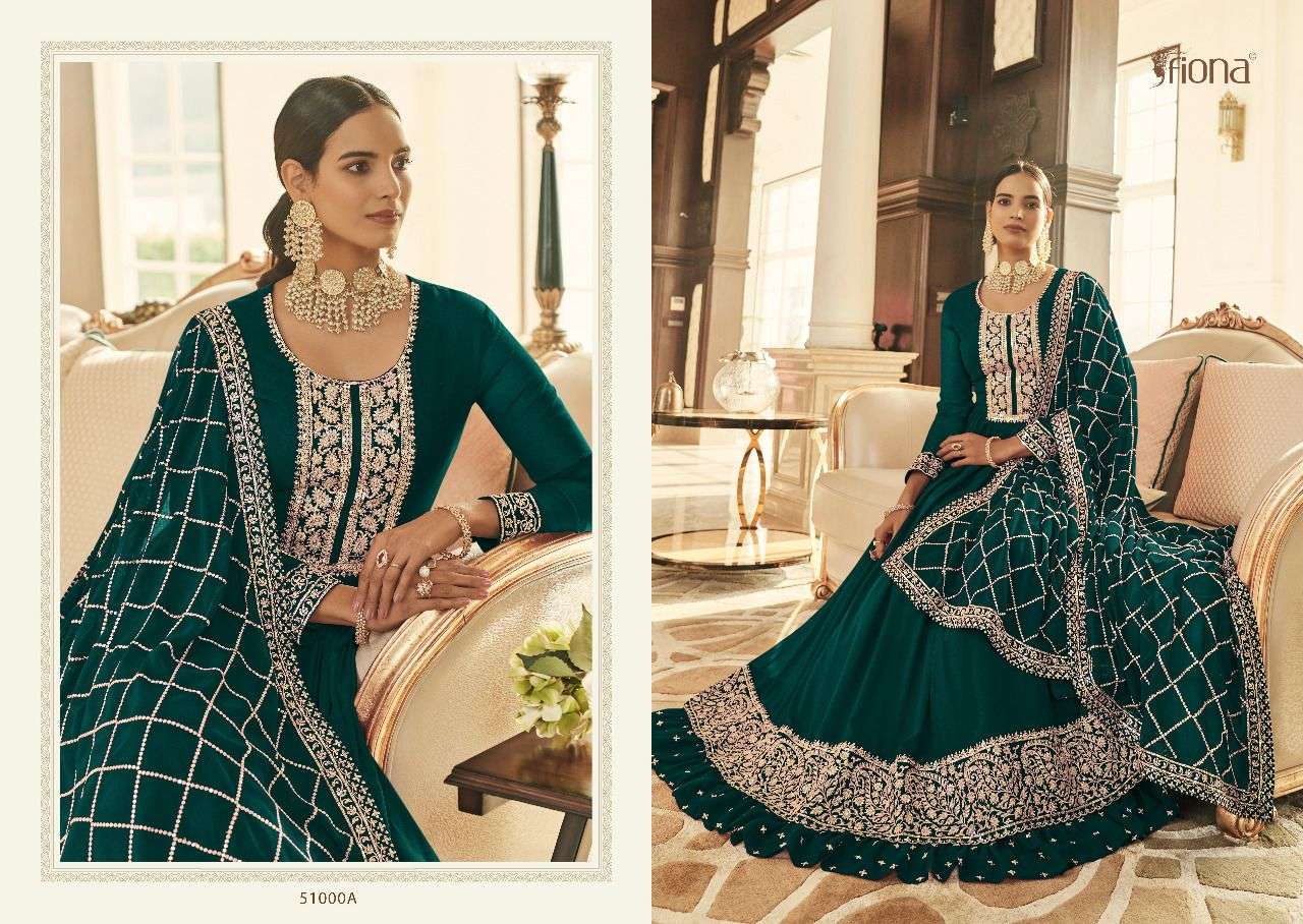 fiona present sachi georgette free size stitch long wedding suits