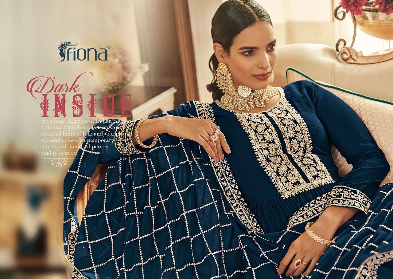 fiona present sachi georgette free size stitch long wedding suits