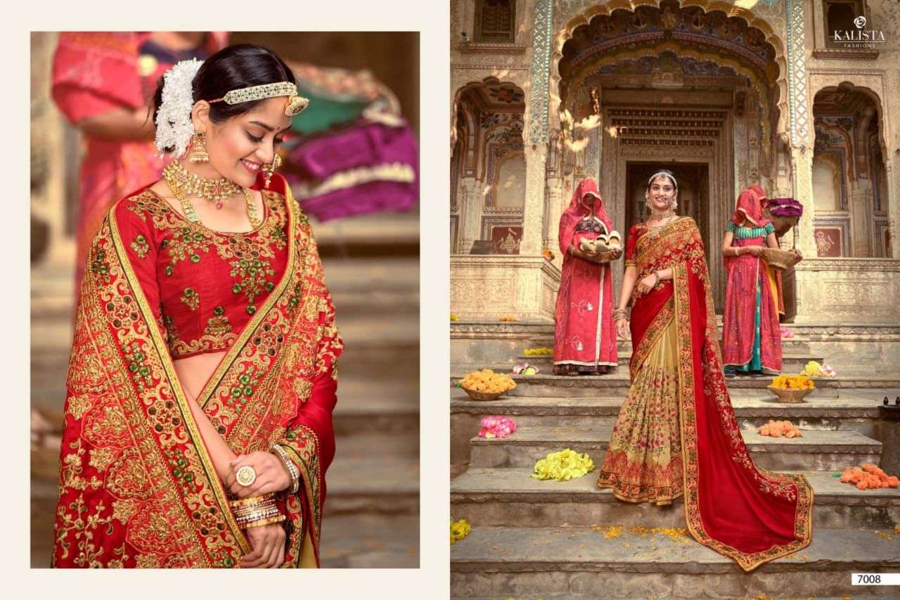 Kalista khwaab vol 18 glass organza designer sarees for festival