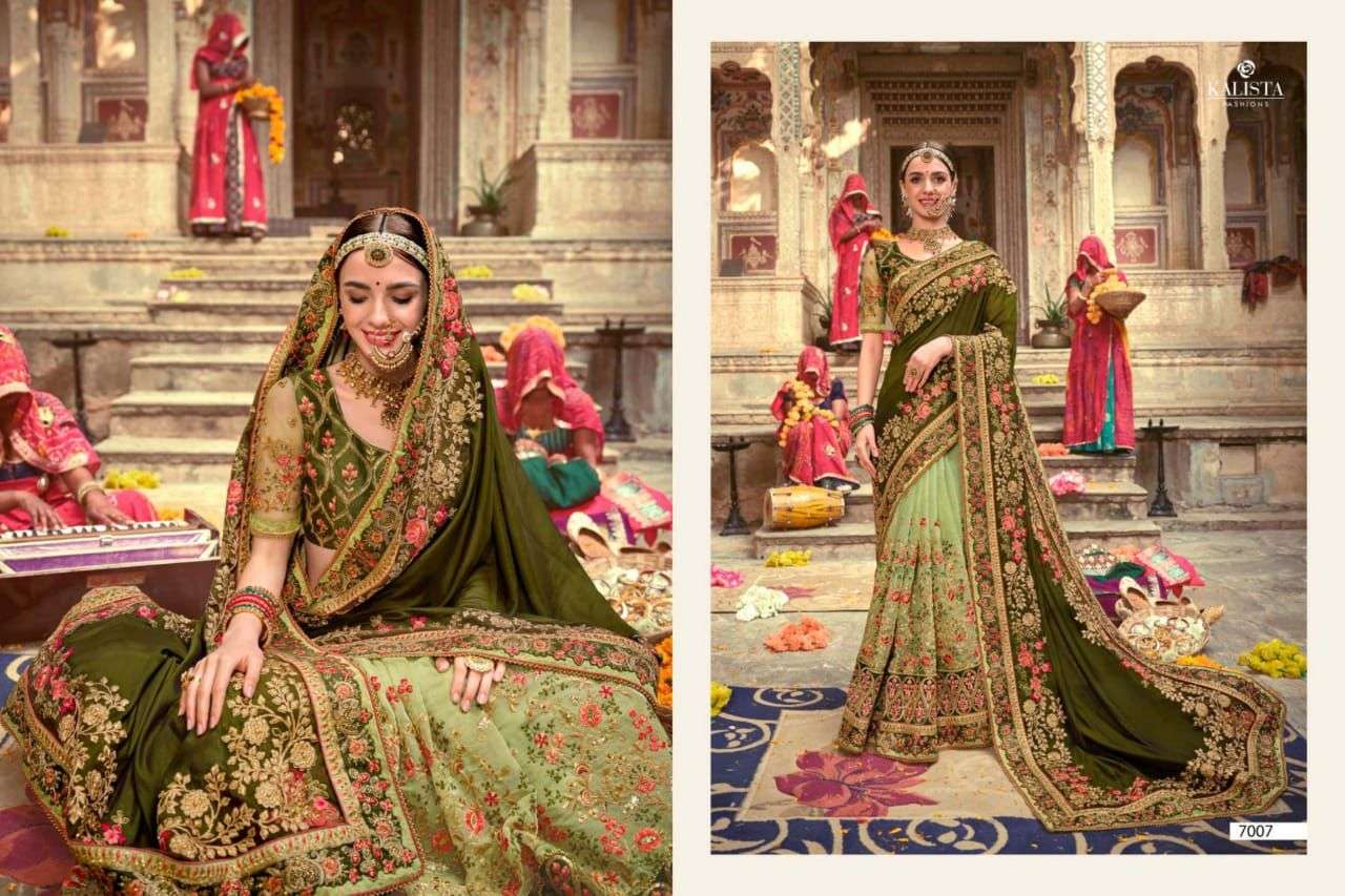 Kalista khwaab vol 18 glass organza designer sarees for festival