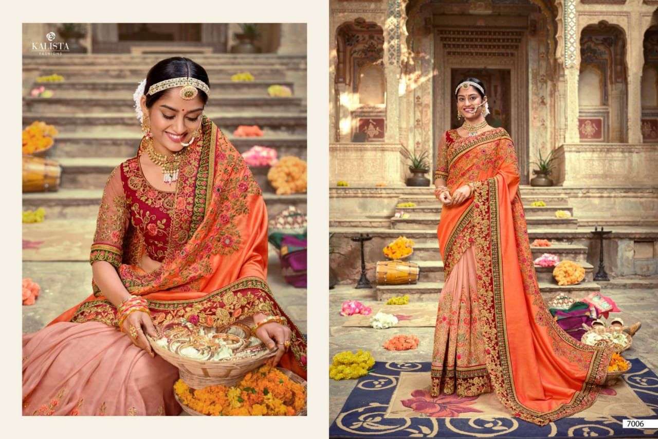 Kalista khwaab vol 18 glass organza designer sarees for festival