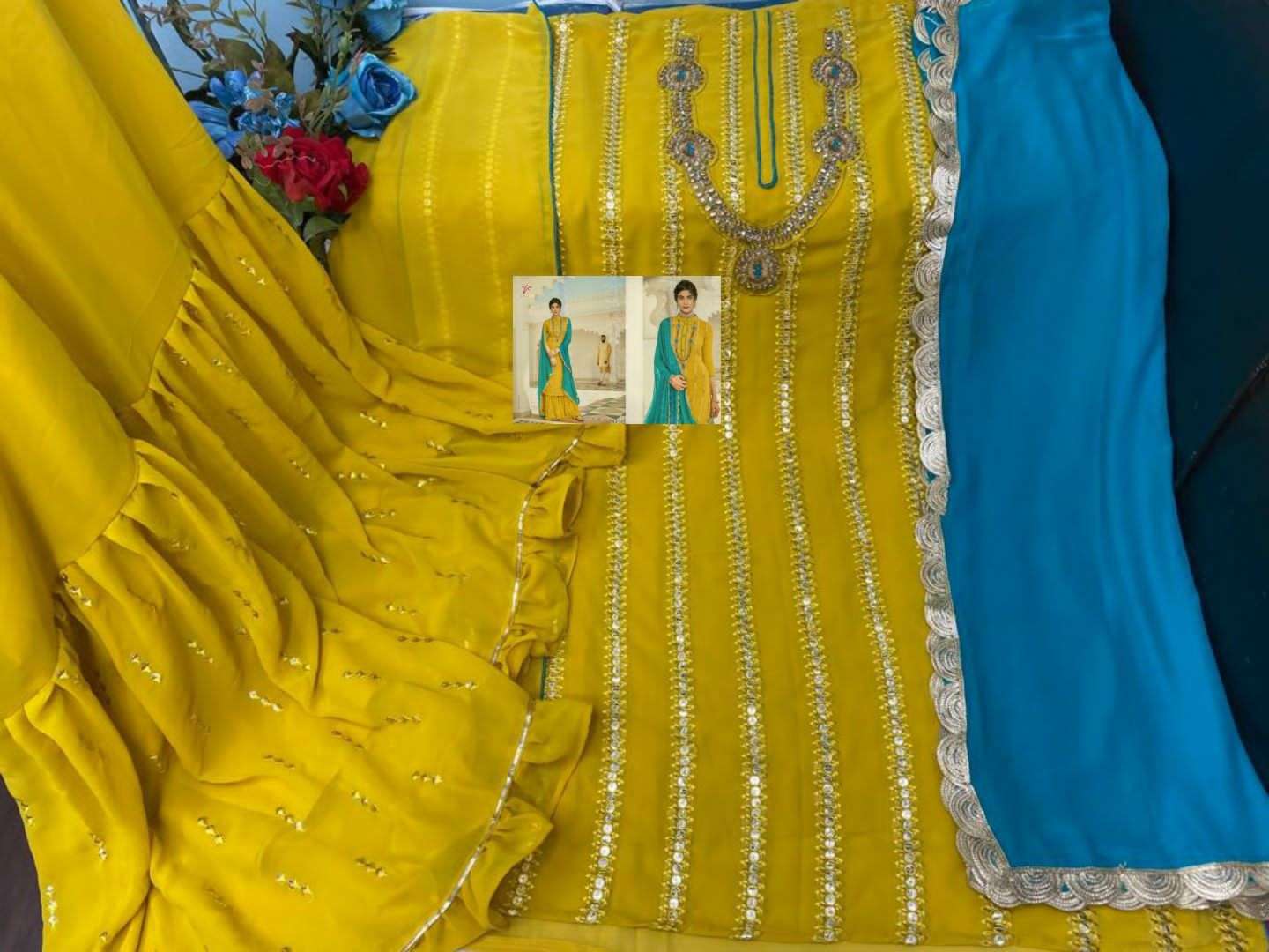 mishaal fab 8017 design colors heavy embroidery pakistani salwar kameez 