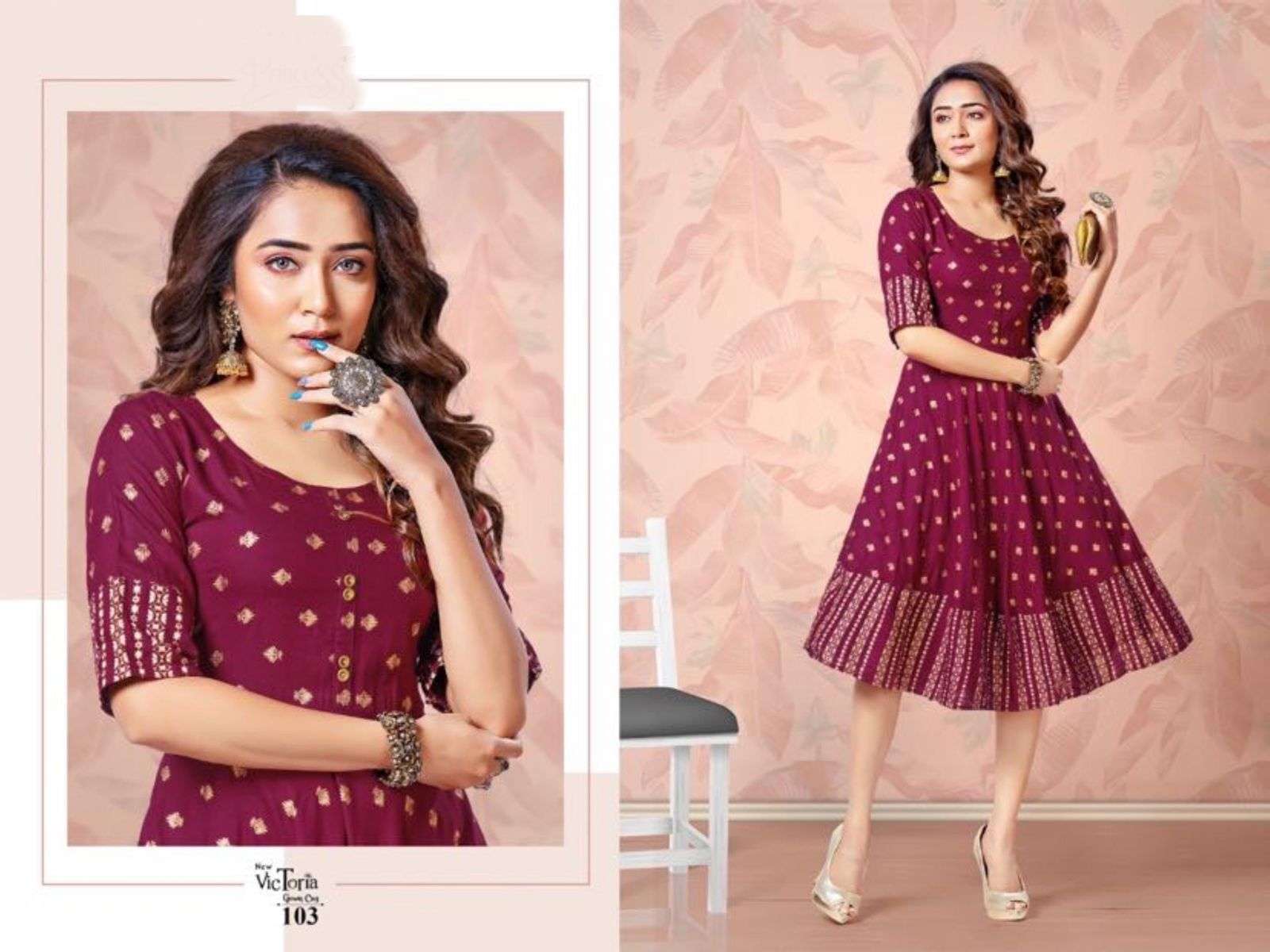 VICTORIA BY BEAUTY QUEEN HEAVY RAYON 14KG HEAVY RAYON 14KG KURTI CATALOG WHOLESALER BEST RATE