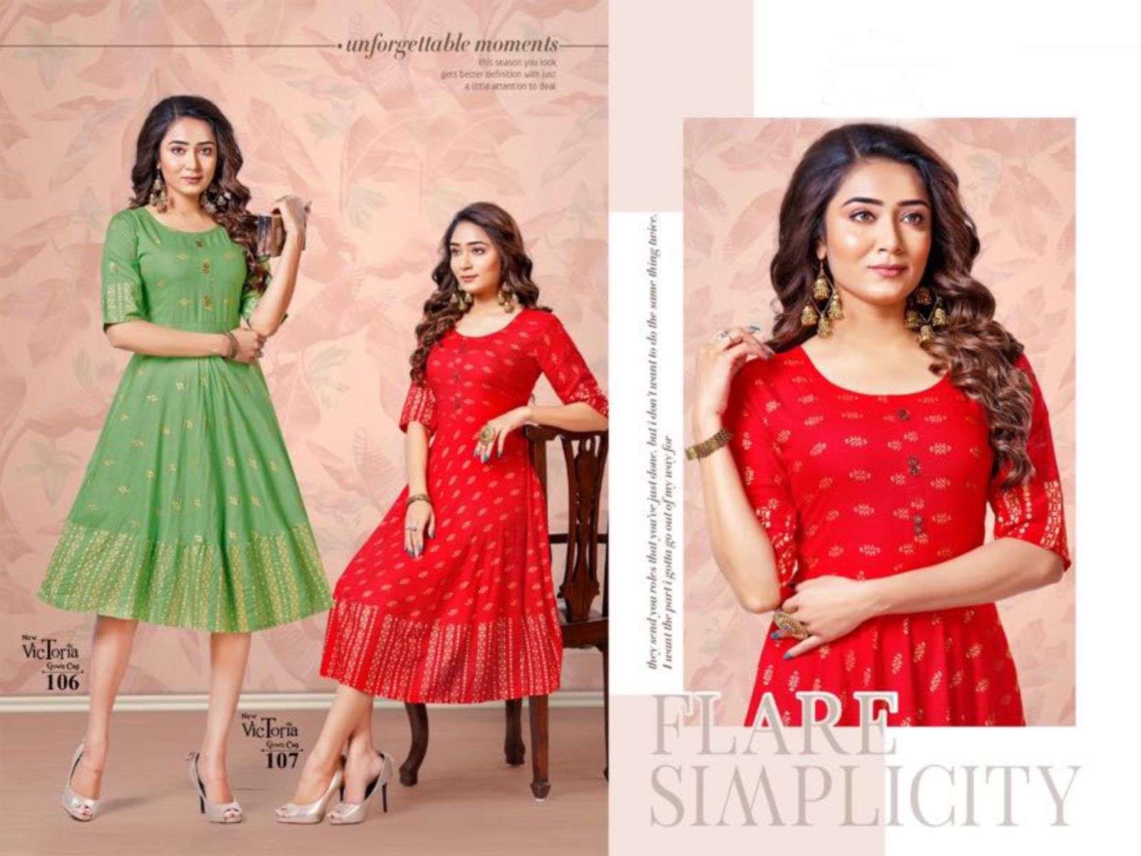 VICTORIA BY BEAUTY QUEEN HEAVY RAYON 14KG HEAVY RAYON 14KG KURTI CATALOG WHOLESALER BEST RATE