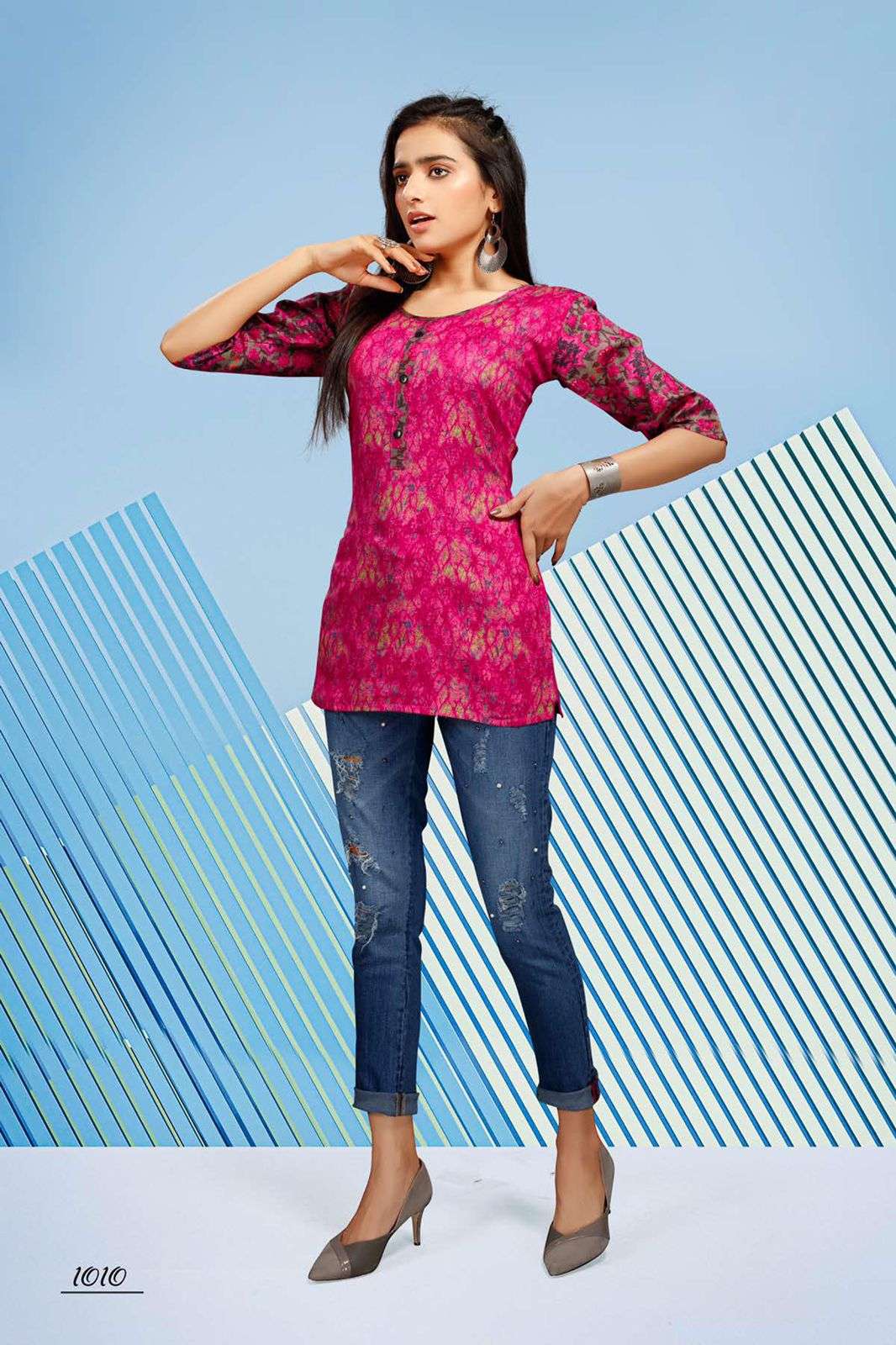 CLOCK VOL.2 BY BEAUTY QUEEN HEAVY COTTON SHORT TOP CATALOG WHOLESALER BEST RATE