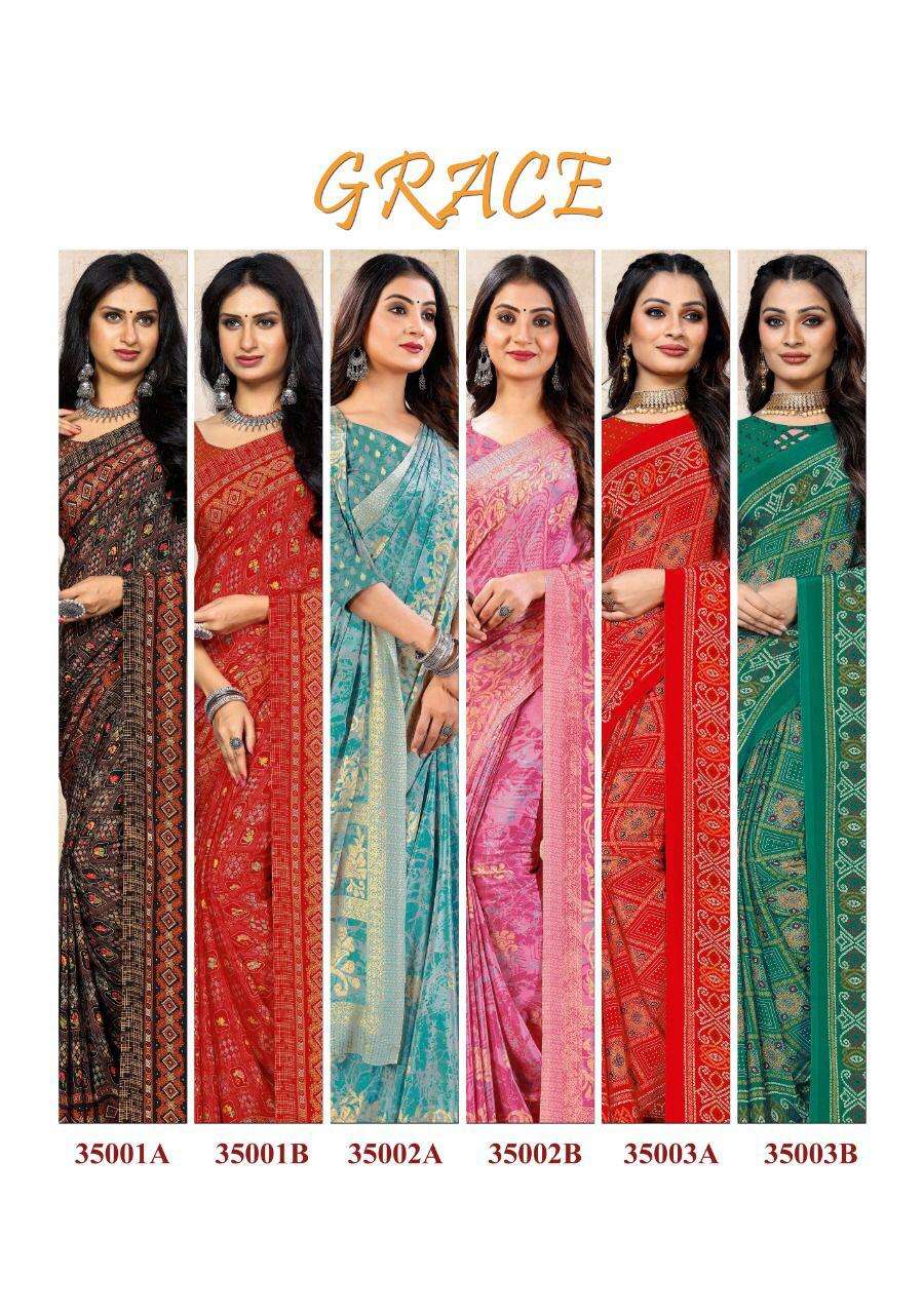 grace catalogue by sushma crape silk printed sarees