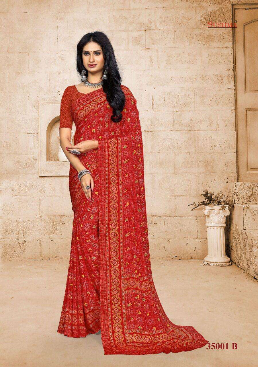grace catalogue by sushma crape silk printed sarees