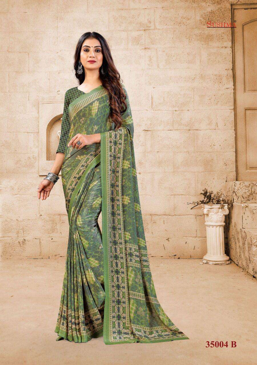 grace catalogue by sushma crape silk printed sarees