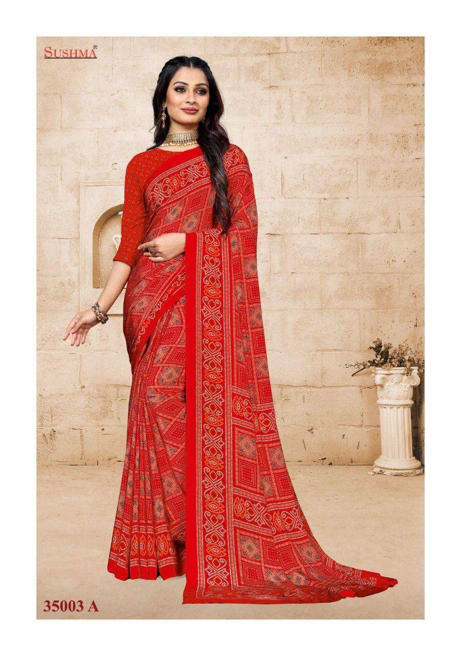 grace catalogue by sushma crape silk printed sarees