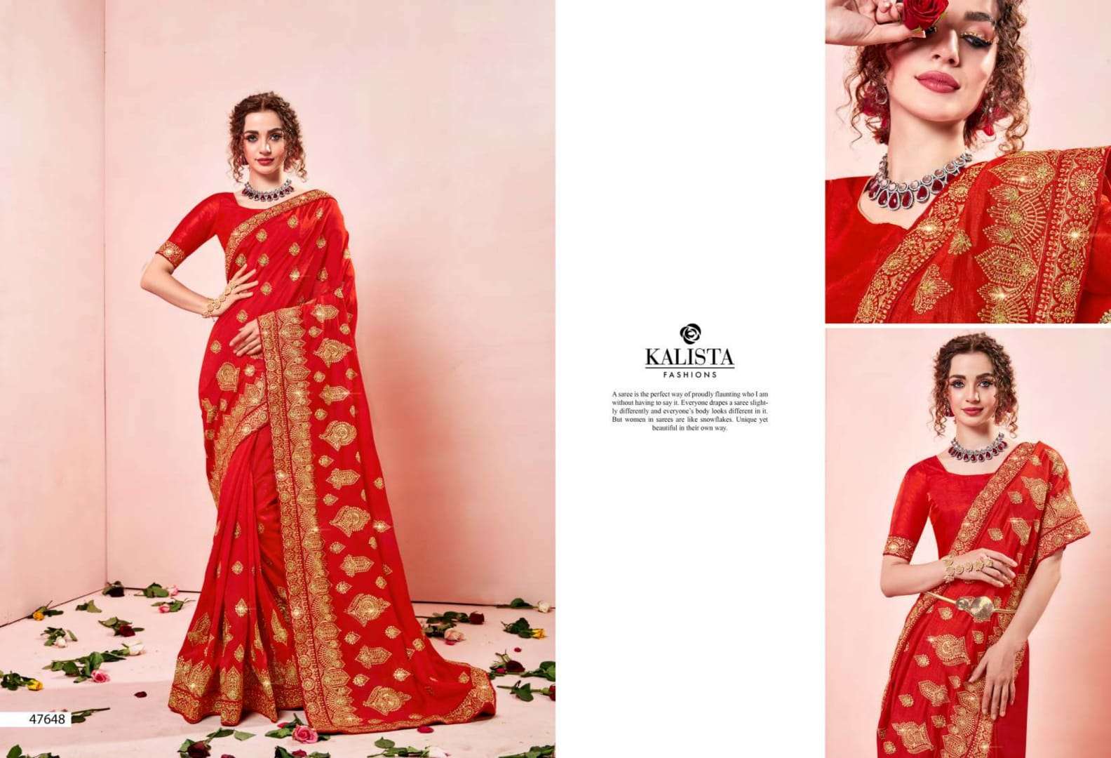 kalista gulkand vol 2 vichitra silk embroidery fancy sarees
