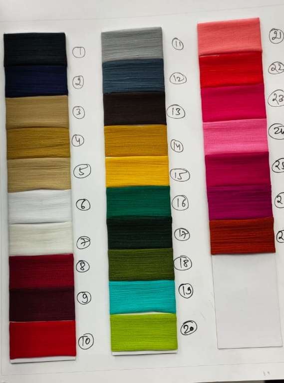 kc fiona tassel chiffon plain dupatta multi color wholesale supplier 