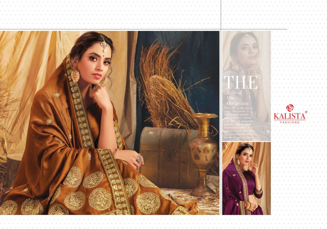 mihika by kalista vichitra silk fancy sarees