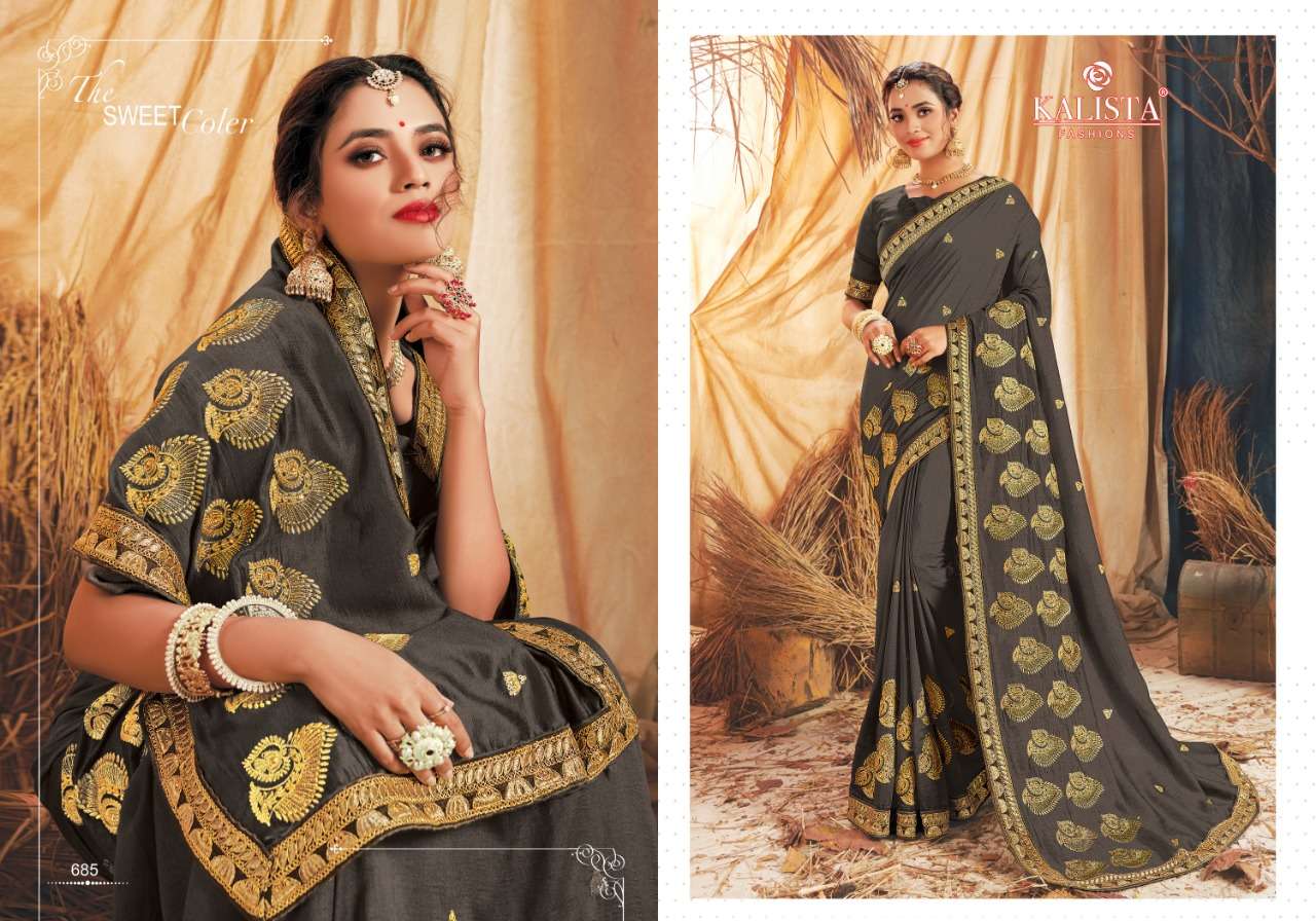 mihika by kalista vichitra silk fancy sarees