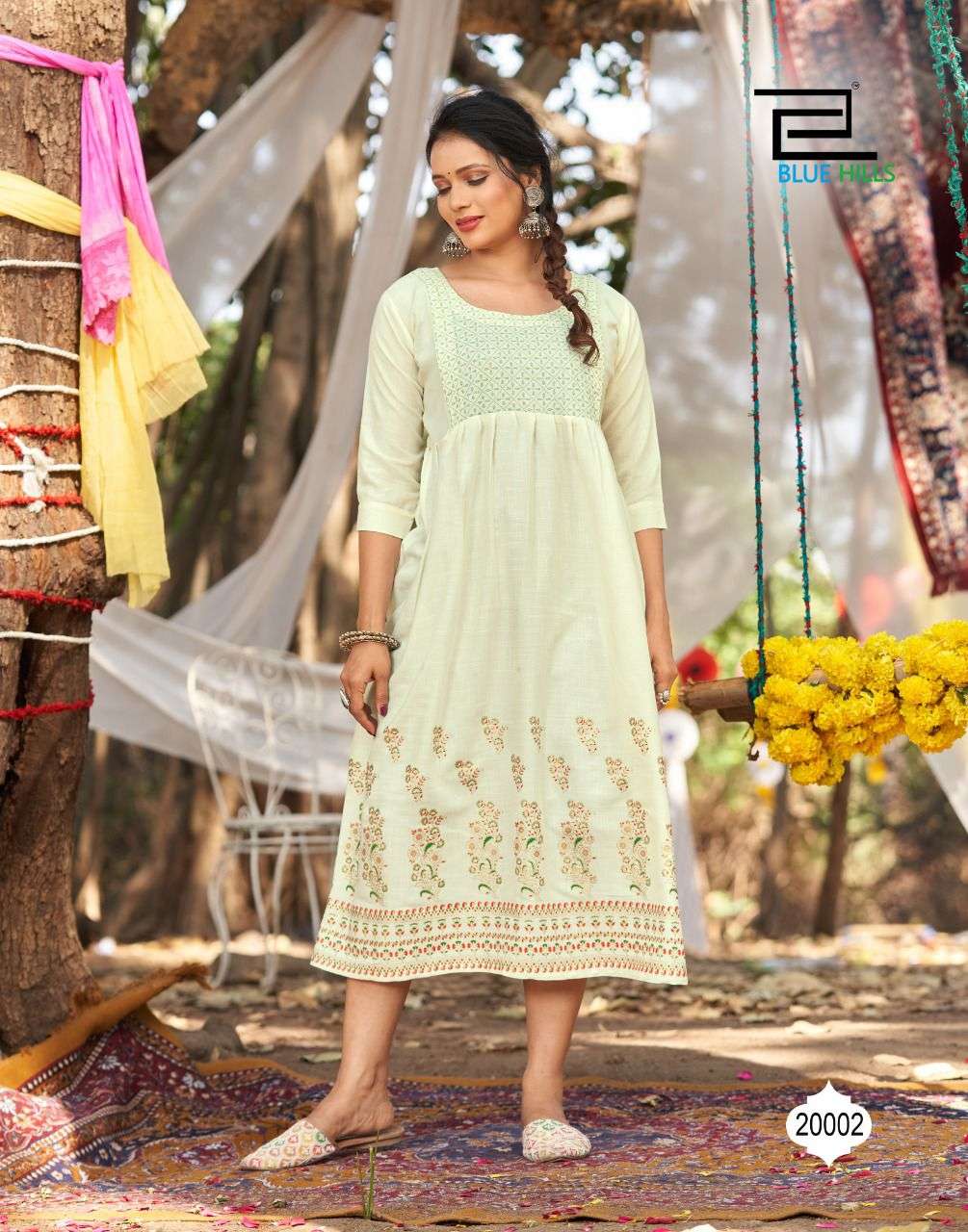 blue hills trend vol 20 simple kurti seller for wholesale shopee 