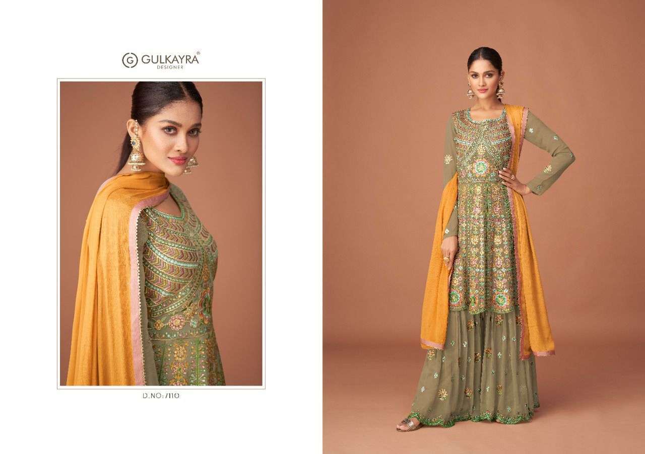 sangini by gulkayra georgette readymade free size gharara suits wholesaler