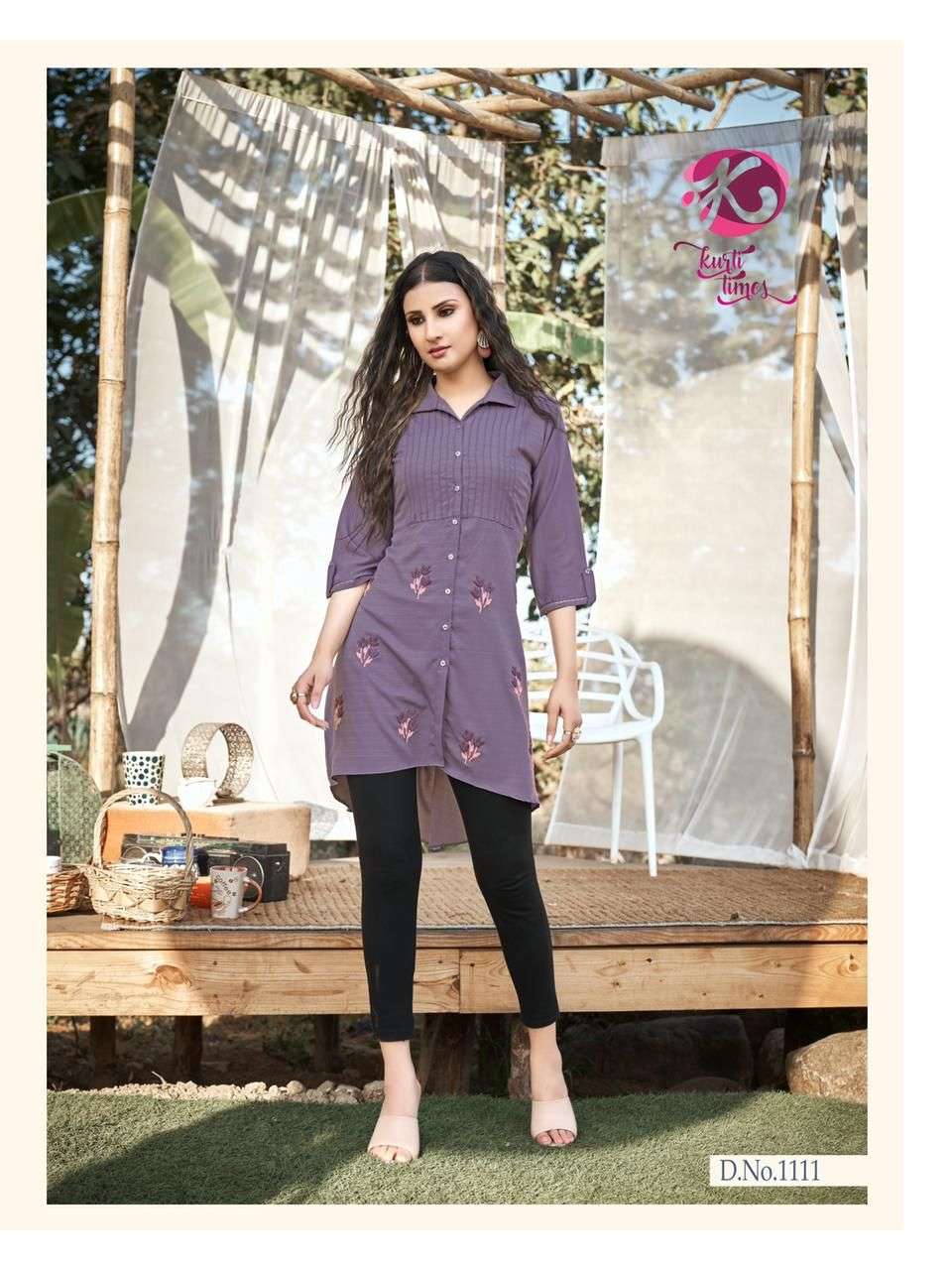 kurti times dora georgette short kurtis supplier 