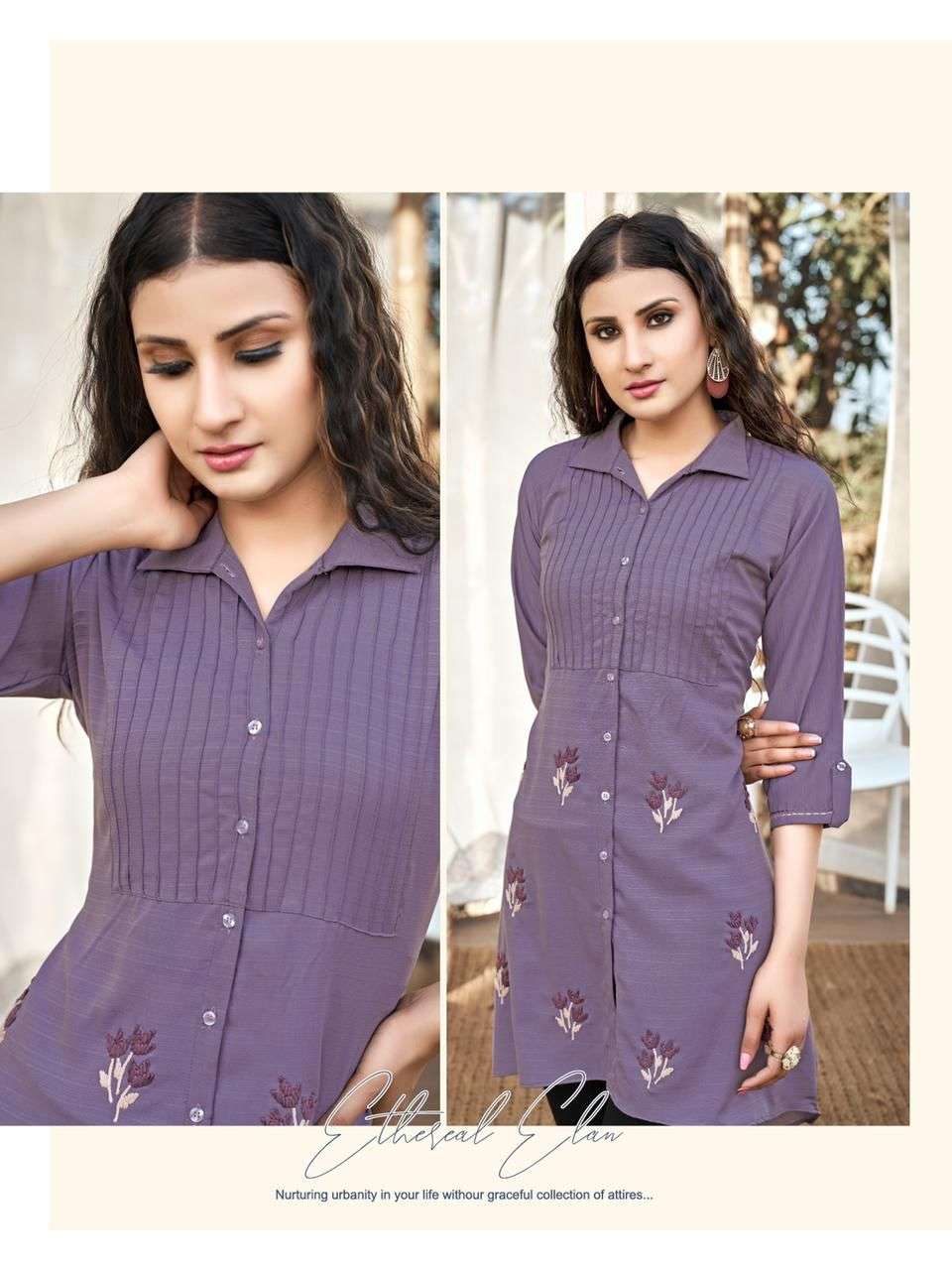 kurti times dora georgette short kurtis supplier 