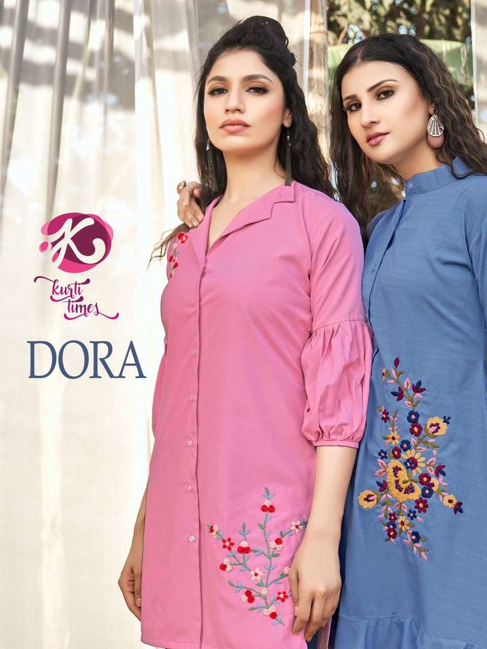 kurti times dora georgette short kurtis supplier 