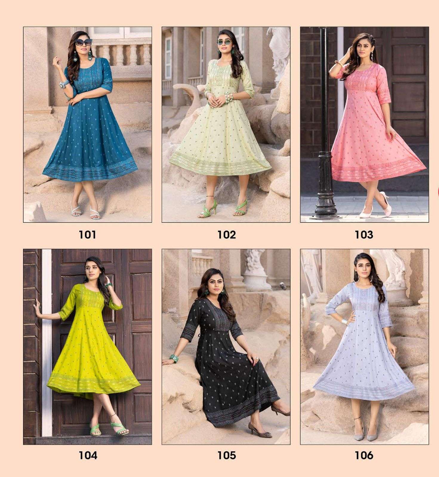 GOLDEN STRAWBERRY HEAVY RAYON SLUB WITH PRINT WITH HANDWORK KURTI CATALOG WHOLESALER BEST RATE