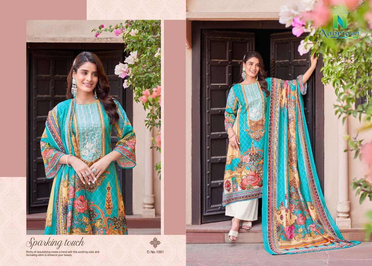 noorie art noor e ishq jam satin dress catalog 