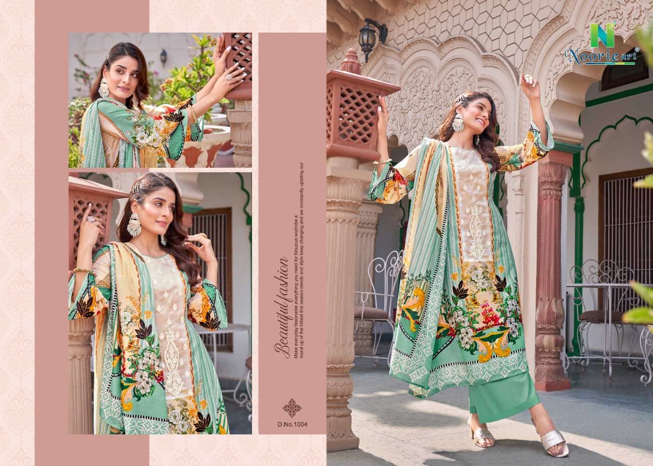 noorie art noor e ishq jam satin dress catalog 