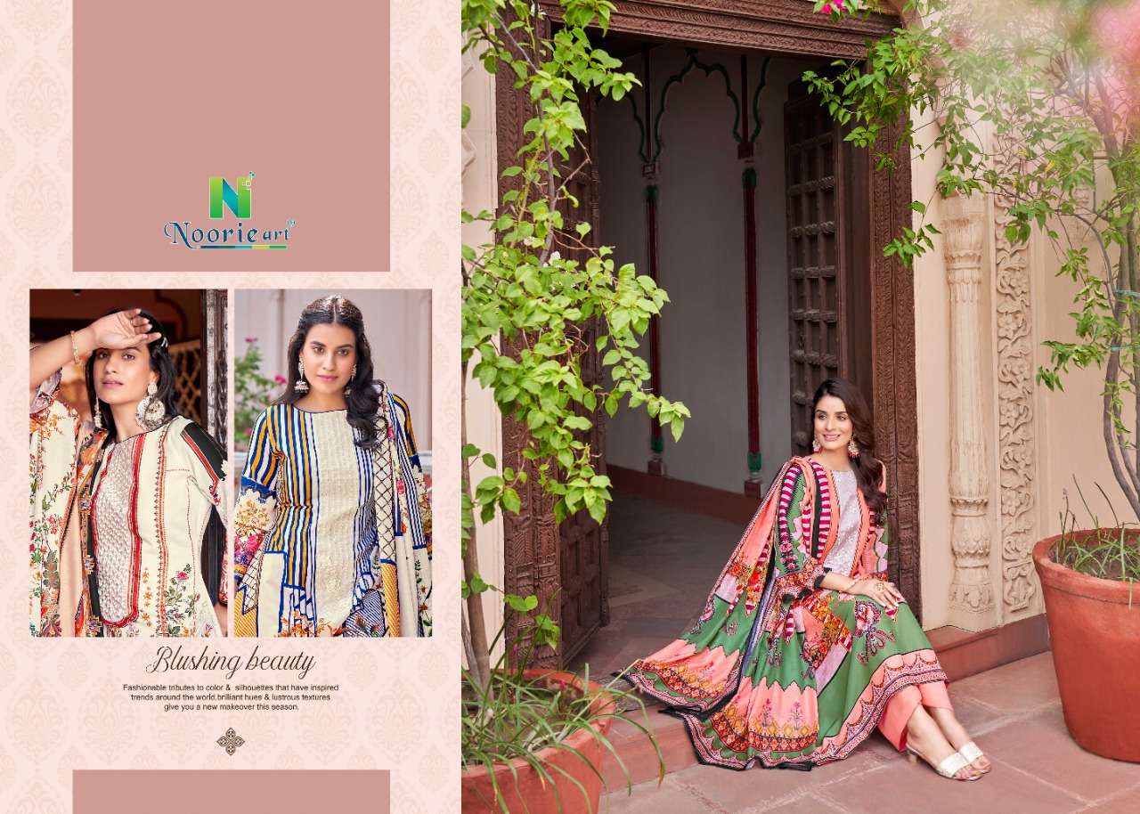 noorie art noor e ishq jam satin dress catalog 