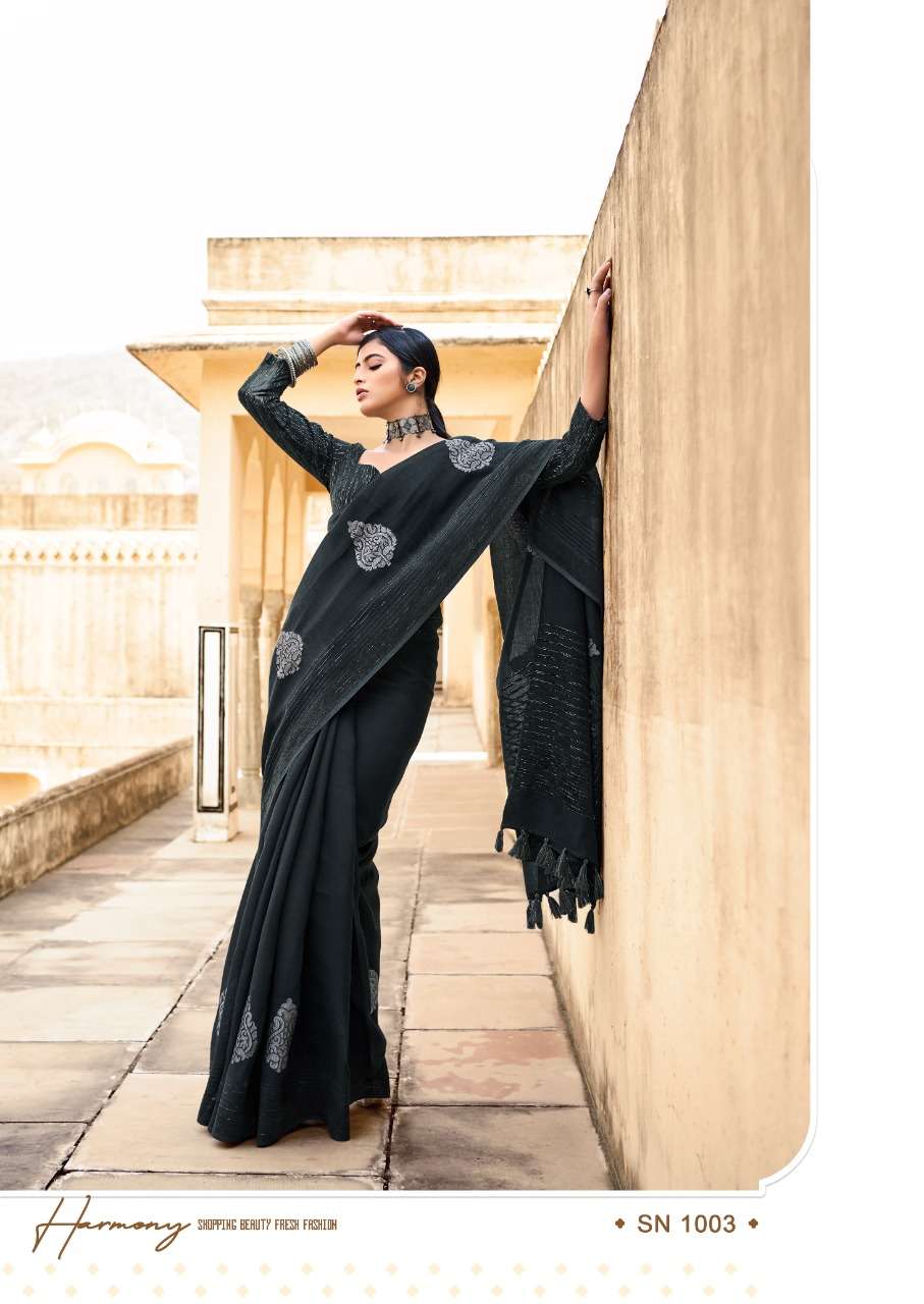 sr brand srinika handloom linen velvet fancy sarees authorized supplier 