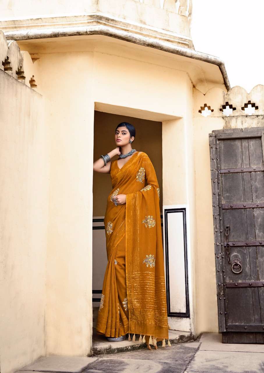 sr brand srinika handloom linen velvet fancy sarees authorized supplier 