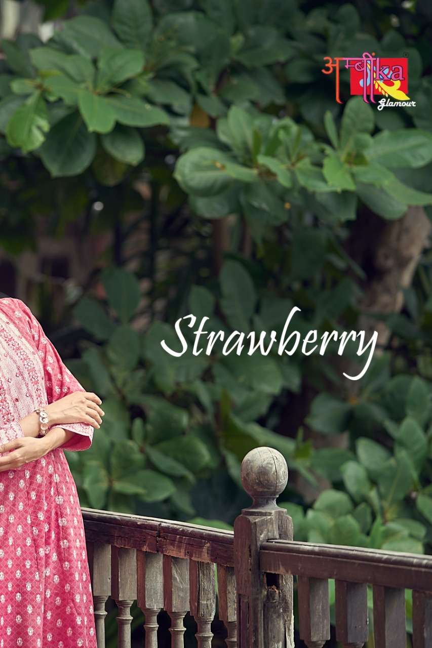 ambika strawberry long gown mirror work neck embroidery kurti design exports Malaysia singapore 