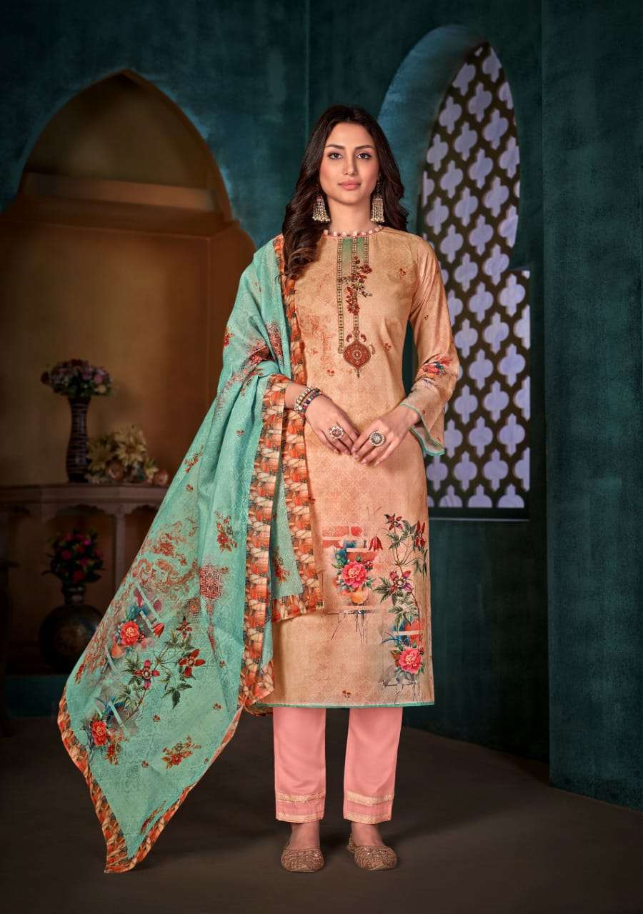 bemitex coral cambric dress materials 