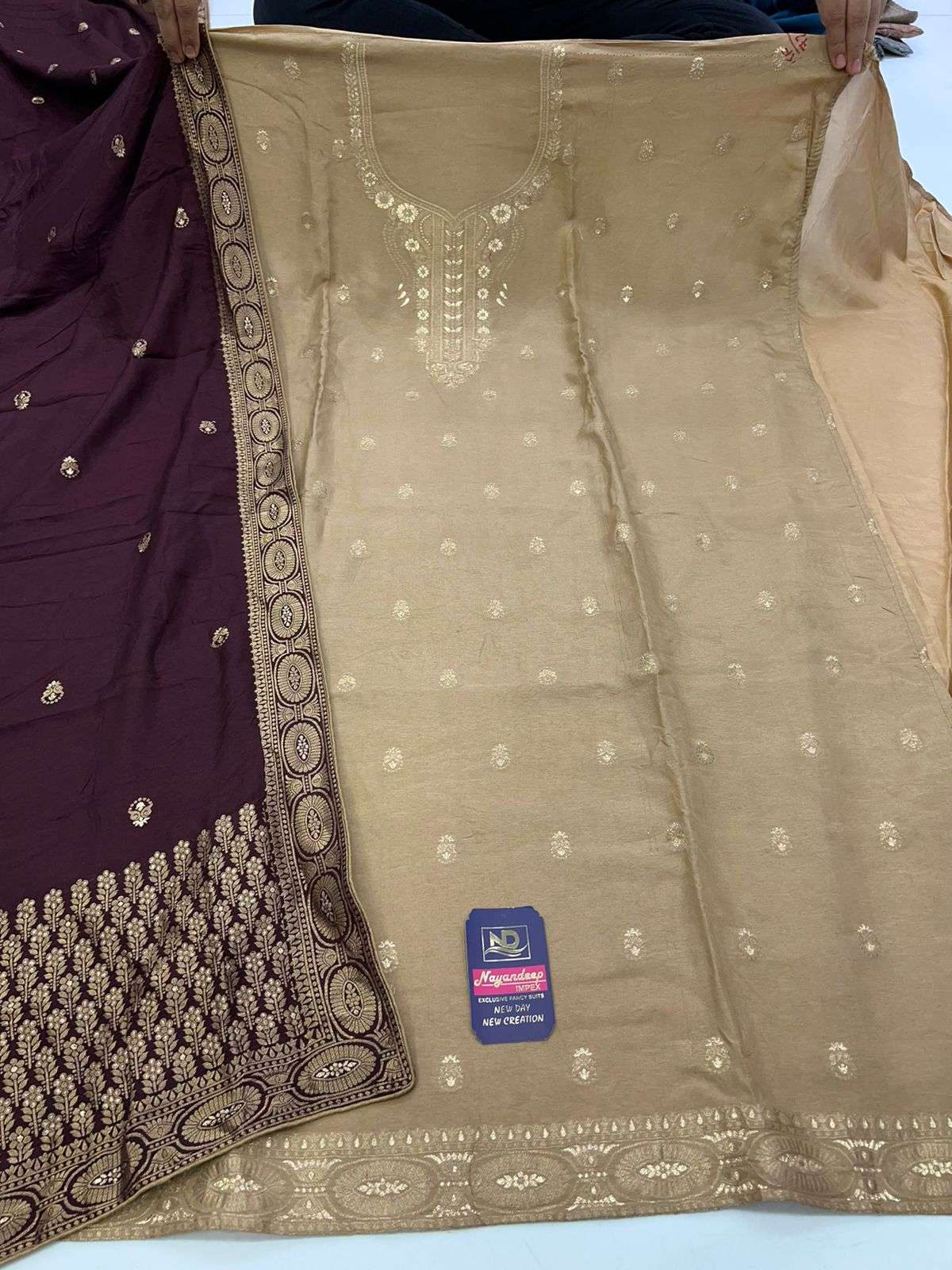 fantasy non catalog ladies suits collection 4 color matching 