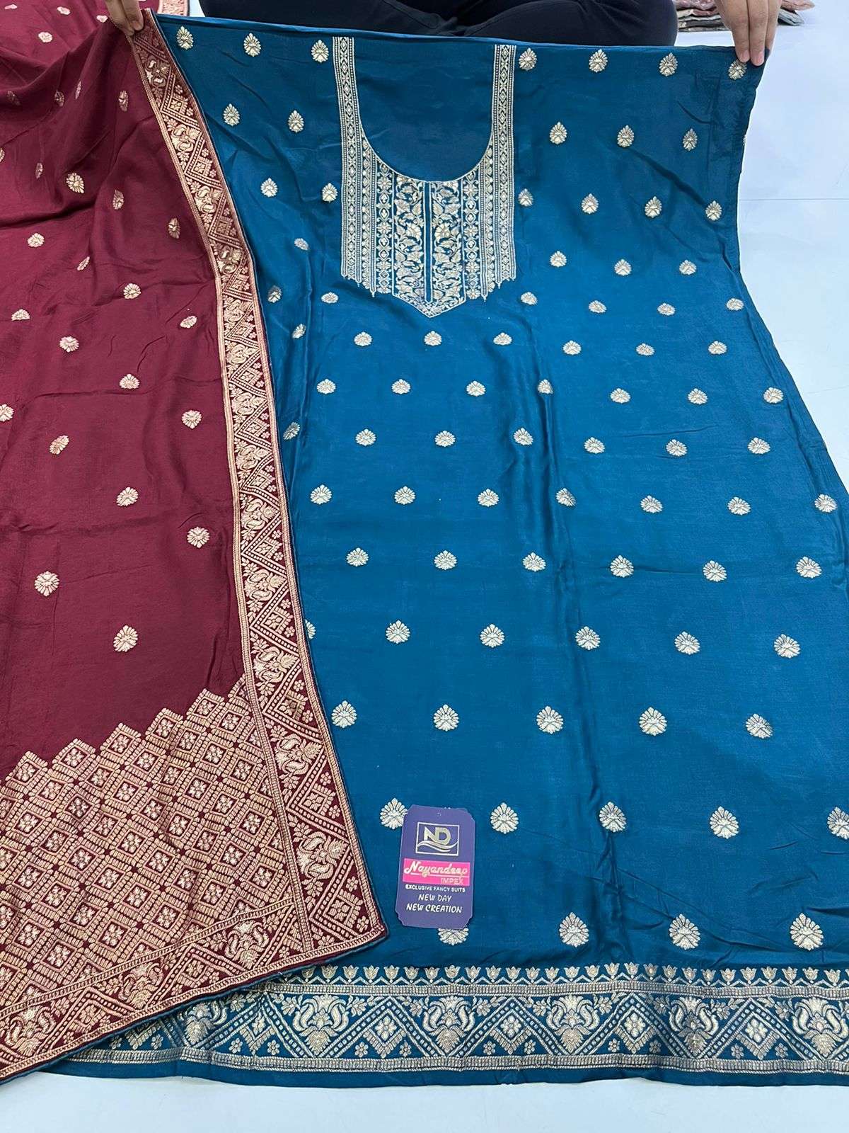 fantasy non catalog ladies suits collection 4 color matching 