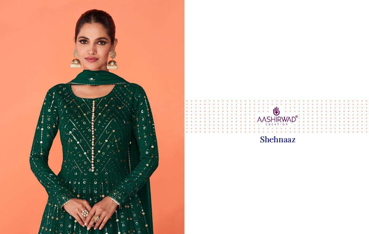 shehnaaz by aashirwad georgette free size readymade long dresses